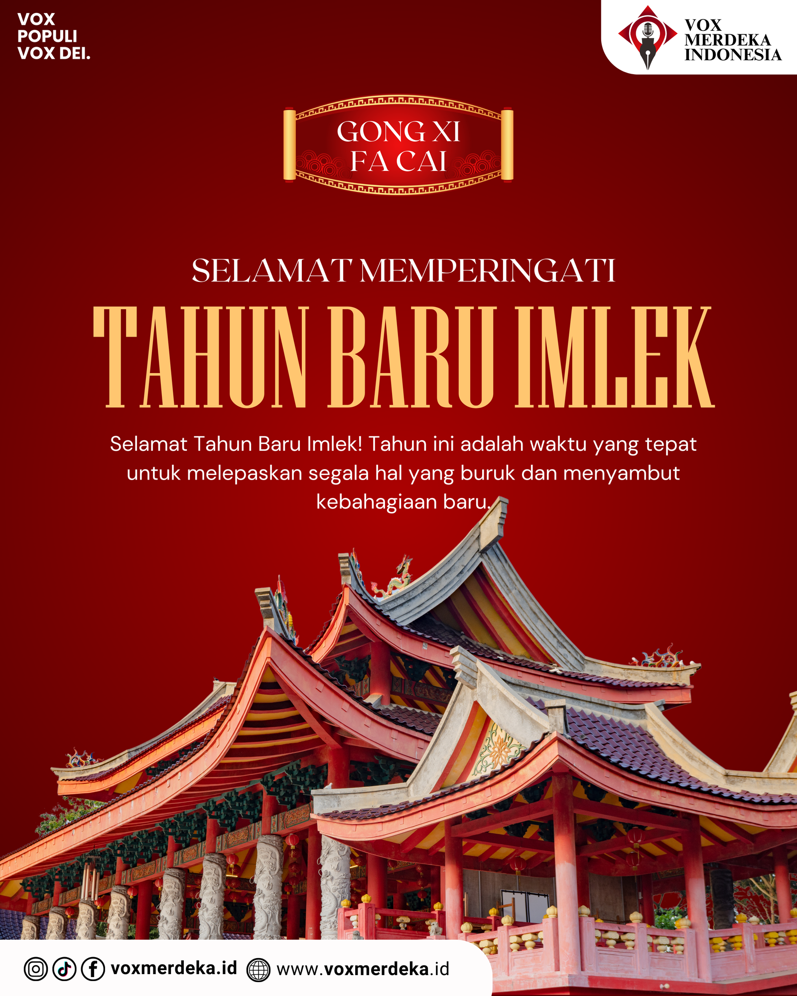 Sambut Imlek 2025, Warga Tionghoa di Palangka Raya Harap Kebaikan Datang di Tahun Baru