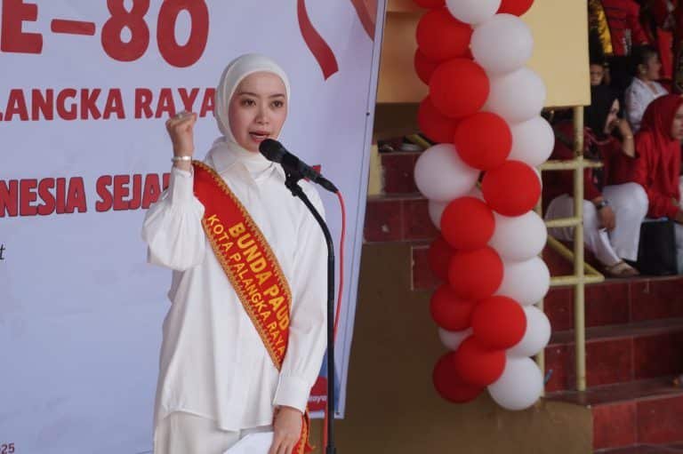 Bunda PAUD Palangka Raya Ajak Tanamkan Cinta Tanah Air Sejak Dini